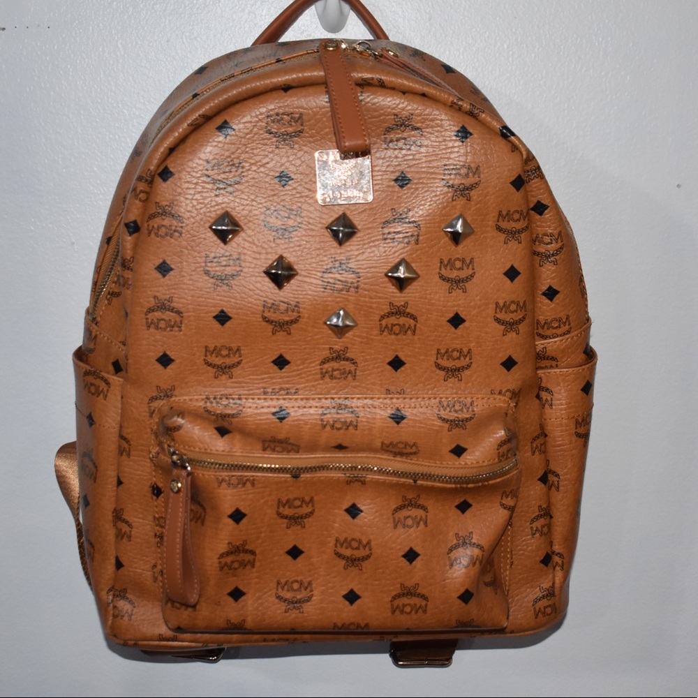 Cognac MCM backpack